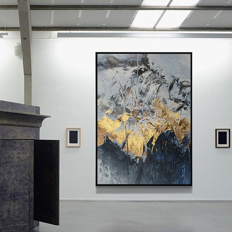 Aurum Crest-Wall-Art-Framed-Canvas-Hand-Painting-TheArtify