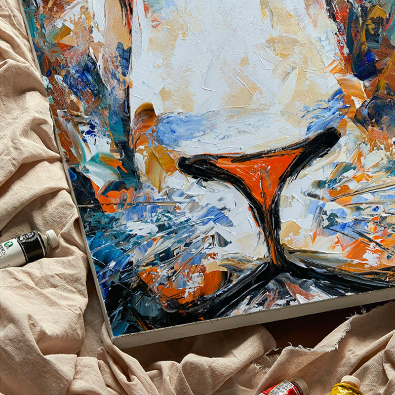 A Lion-Wall-Art-Framed-Canvas-Hand-Painting-TheArtify