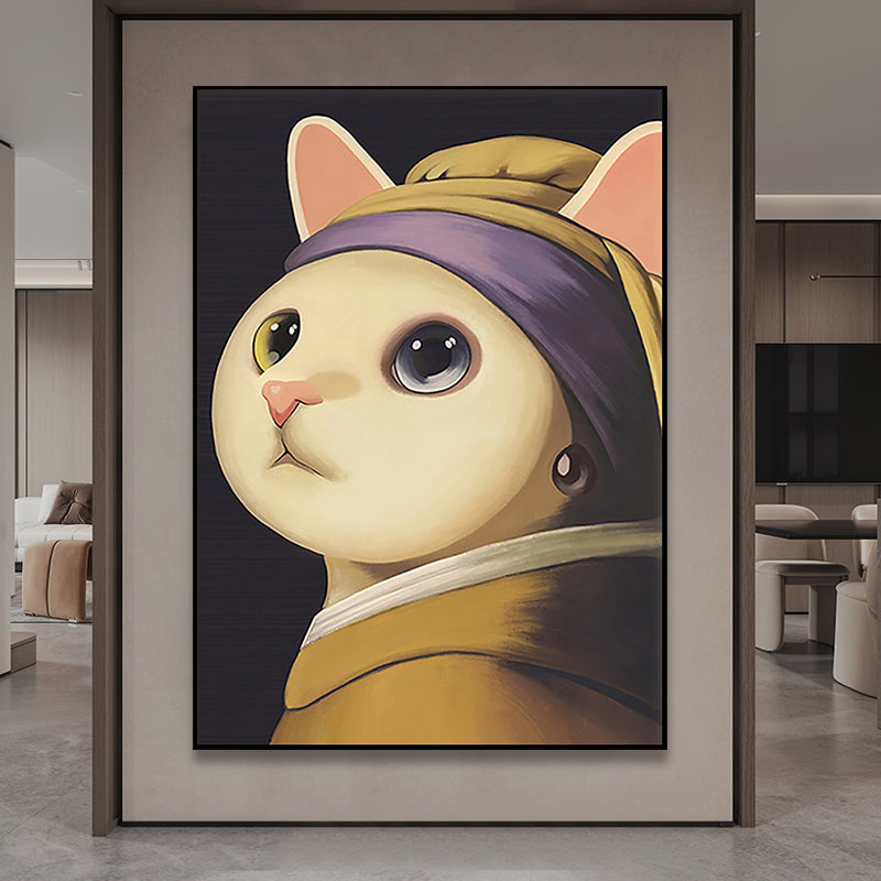 Cat with a Pearl Earring