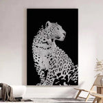 Black and White Leopard
