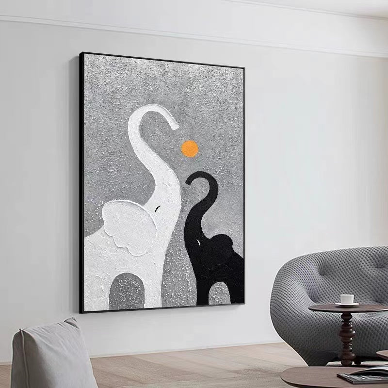 Mother and Baby Elephant