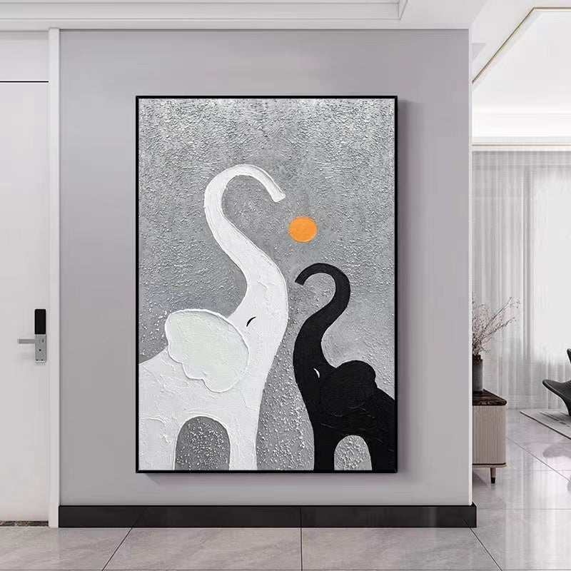 Mother and Baby Elephant