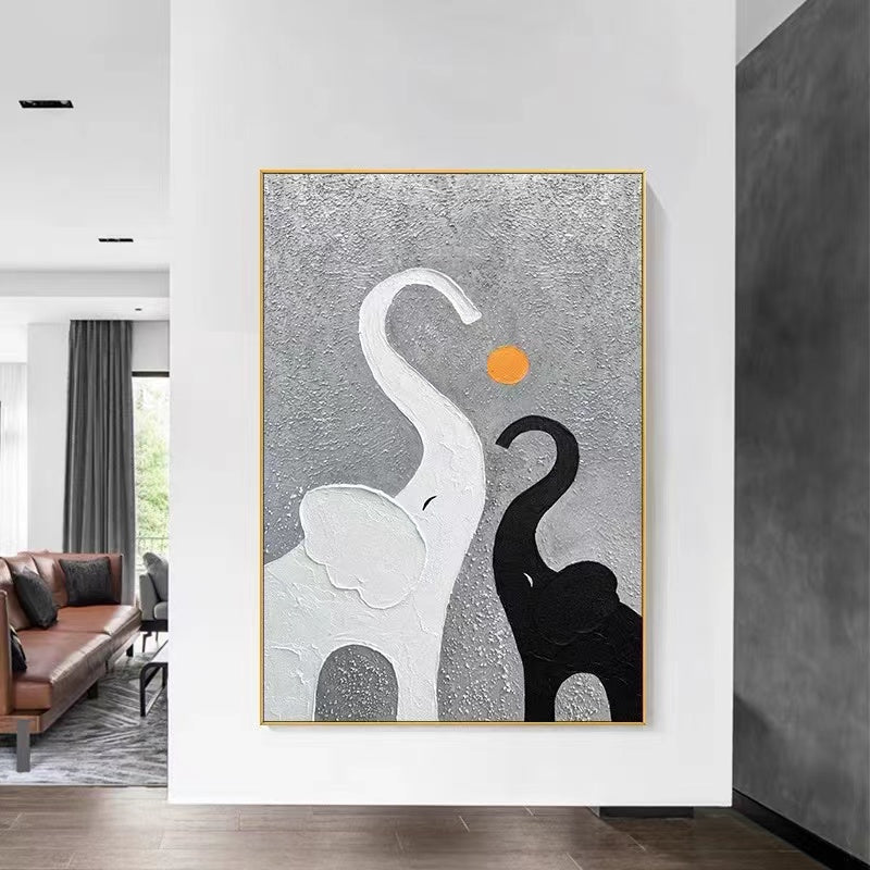 Mother and Baby Elephant