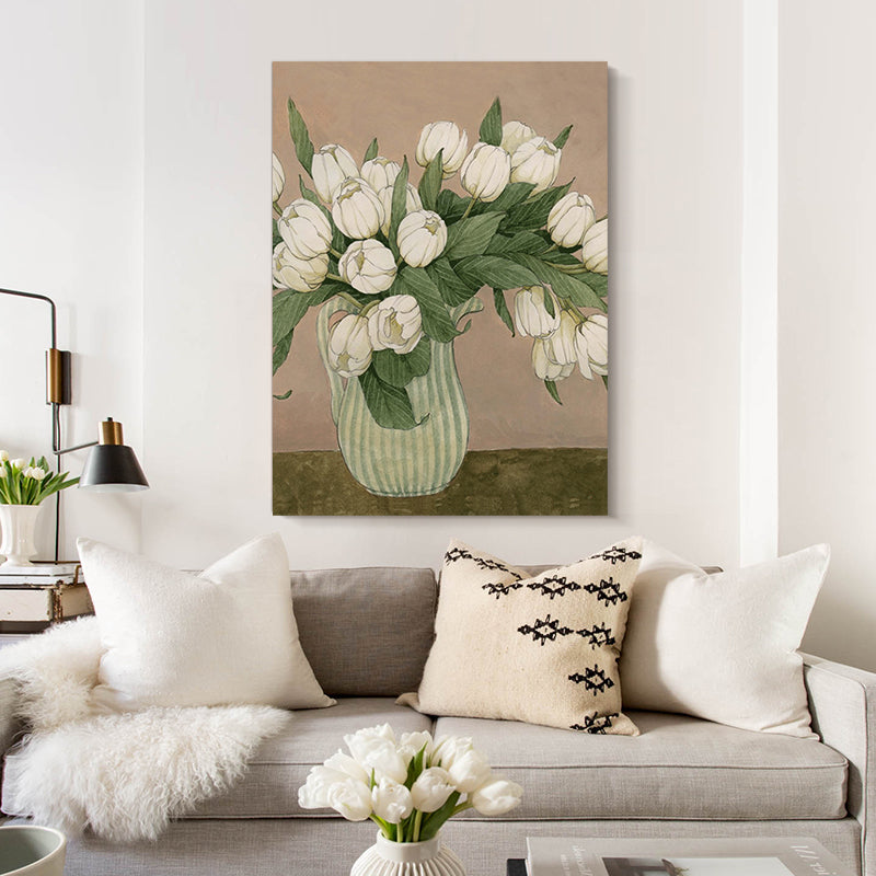 Pristine White Tulips