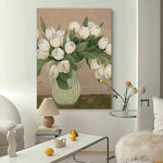 Pristine White Tulips