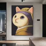 Cat with a Pearl Earring