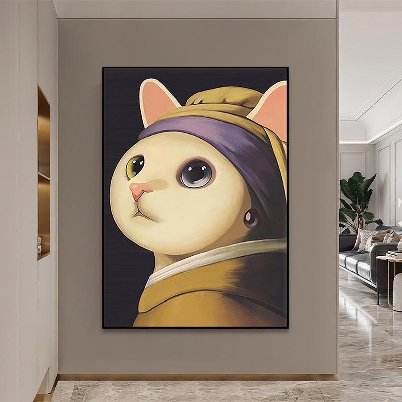 Cat with a Pearl Earring