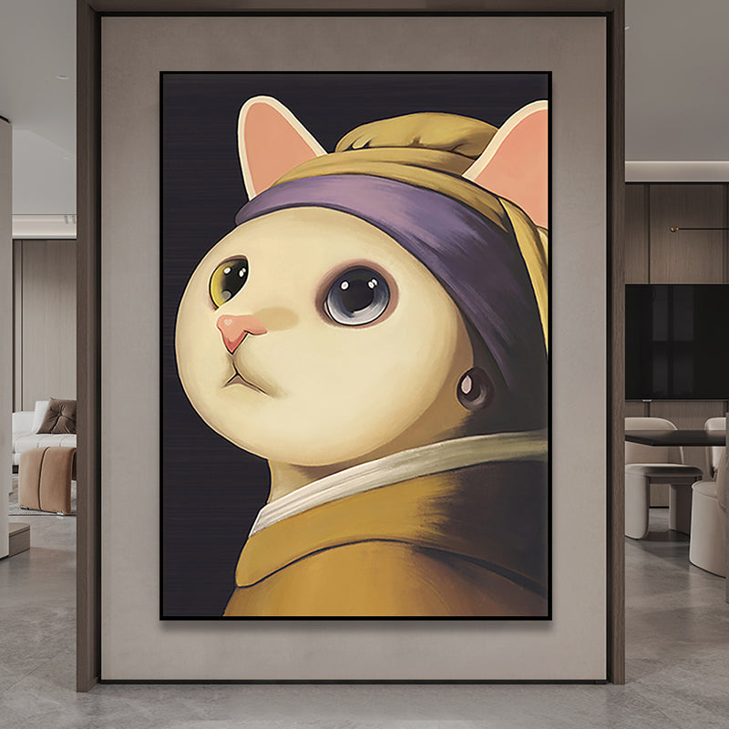 Cat with a Pearl Earring