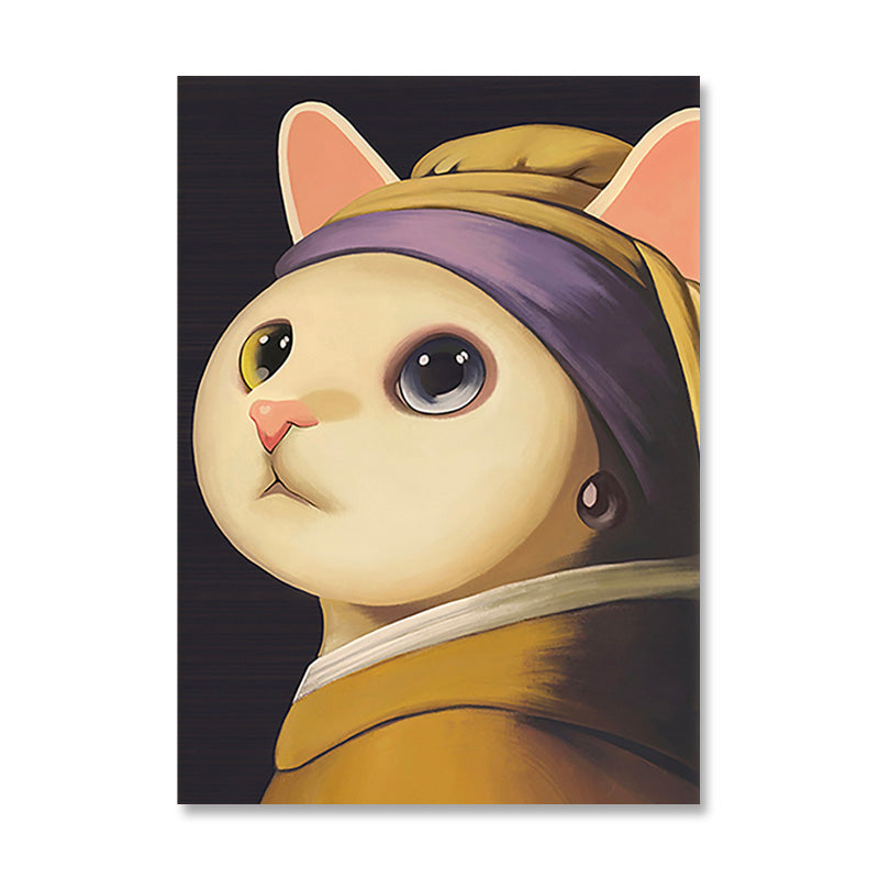 Cat with a Pearl Earring