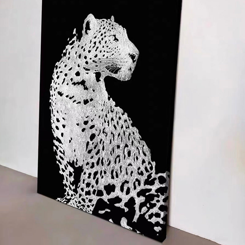 Black and White Leopard