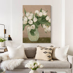 Pristine White Tulips